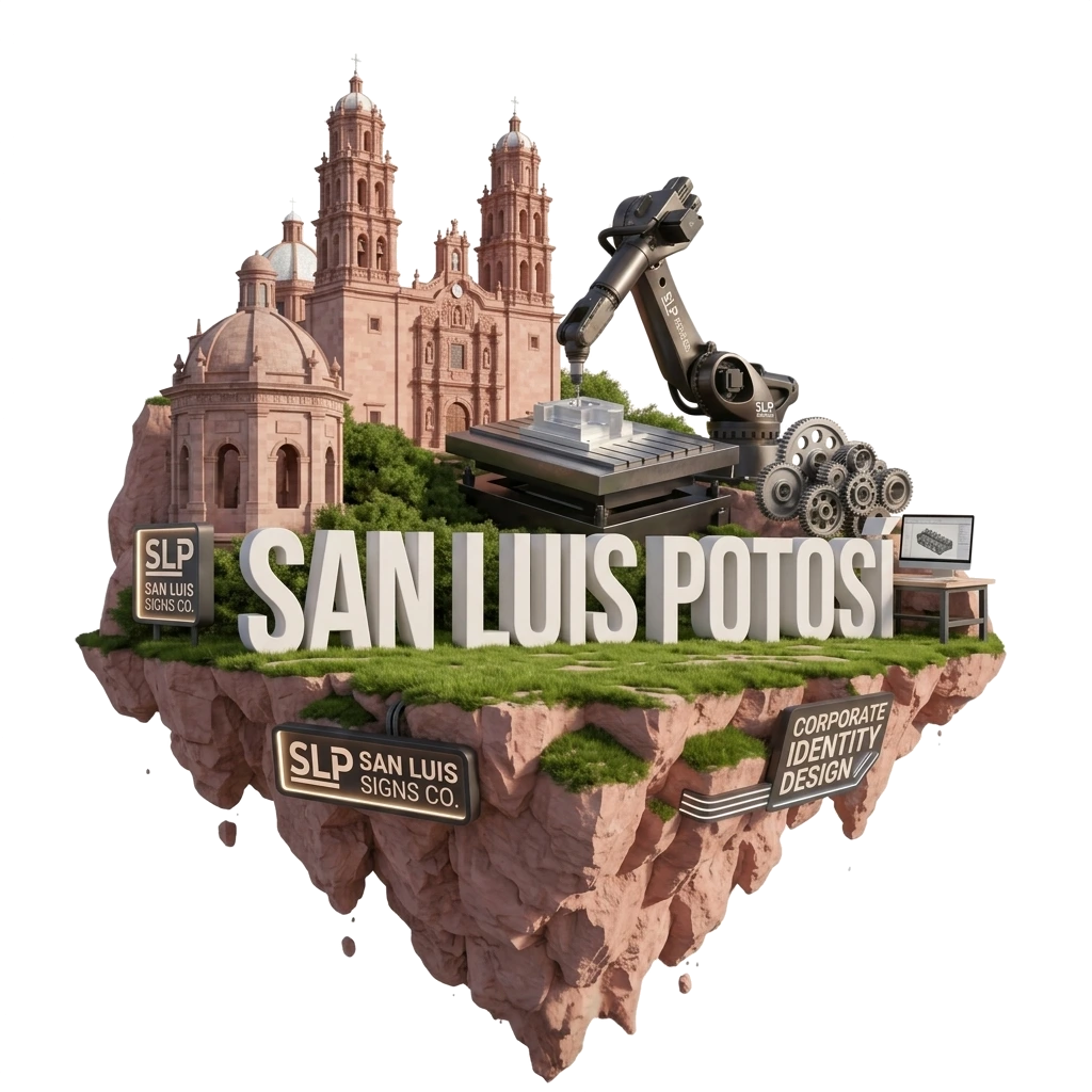 Tótems Monumentales, Rótulos de Gran Formato y Fachadas en San Luis Potosí