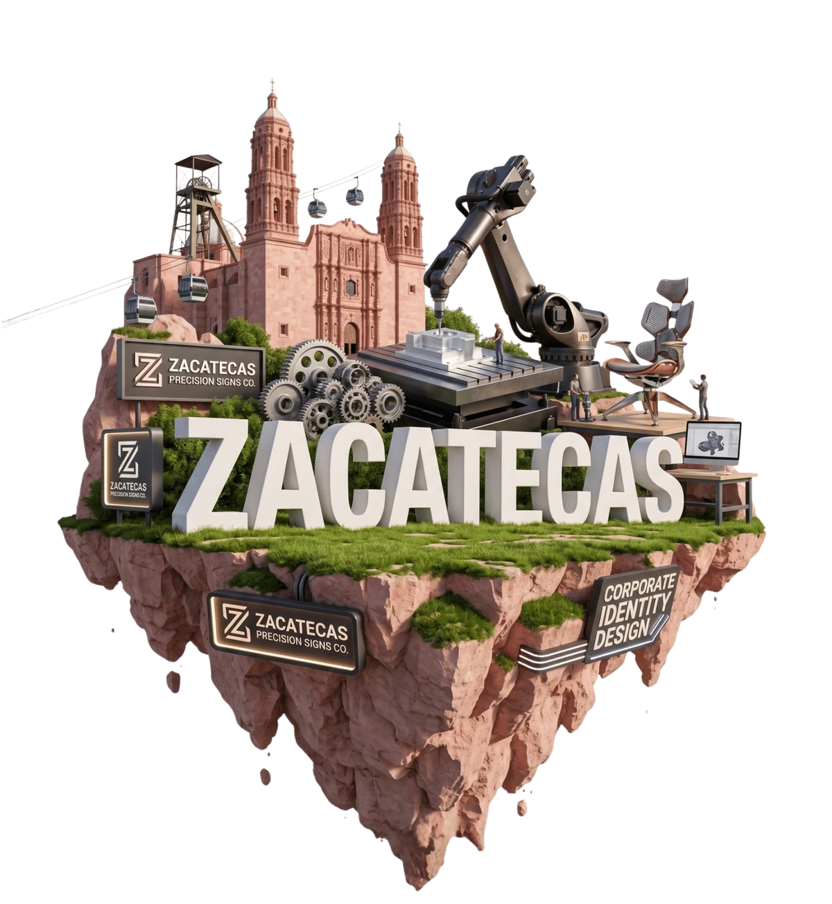 Fabricación de Tótems, Letreros Neón y Corte CNC en Zacatecas Capital